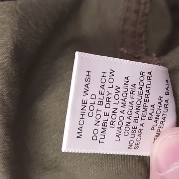 Love Tree Army green lightweight hooded  jacket with pockets - Picture 8 of 8